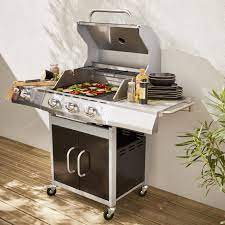 barbecue au gaz prêt à cuisiner